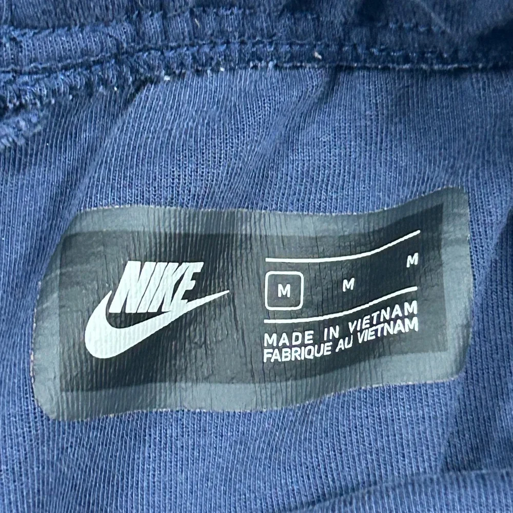 Nike Tech Fleece Shorts Mens Size M Blue CU4503-410 Zipper Pocket